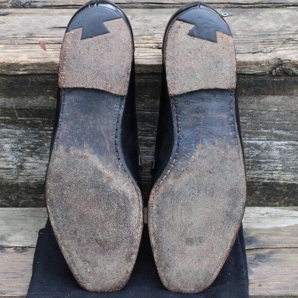 Church's Black Leather Buckle Loafer, Size 9 D US, Made in England, GUC - Picture 13 of 15